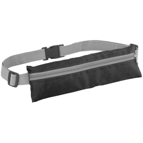 Спортивная поясная сумка On the Run, черная Спортивная поясная сумка On the Run, черная