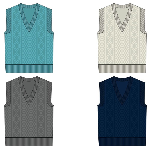 Жилет оверсайз на заказ Tricksy Terra, акрил Жилет оверсайз на заказ Tricksy Terra, акрил