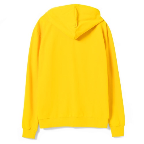 Толстовка на молнии с капюшоном Unit Siverga, желтая фото 3