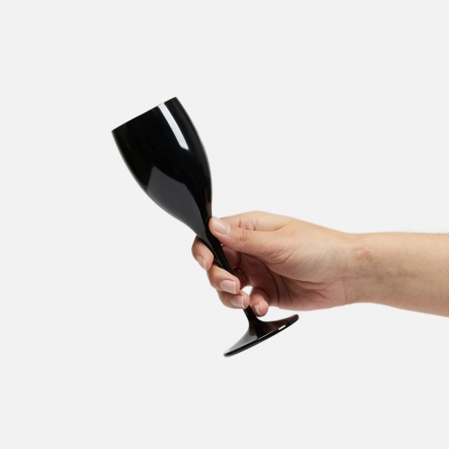 Бокал для шампанского Empresa, черный фото 2