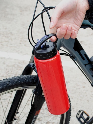 Спортивная бутылка Moist, красная фото 7