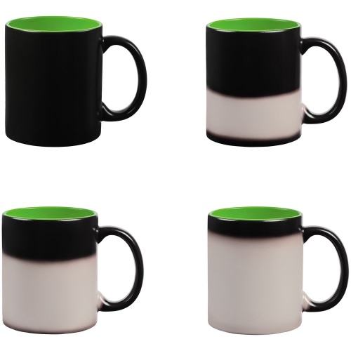 Кружка-хамелеон On Display, матовая, зелено-черная фото 7 Кружка-хамелеон On Display, матовая, зелено-черная фото 7