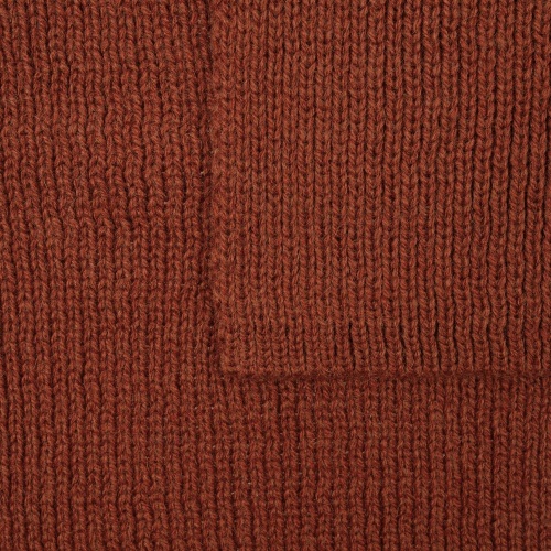 Шарф Bernard, коричневый (терракота) фото 5