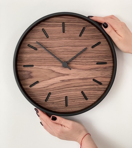 Часы настенные Tiger, палисандр фото 6 Часы настенные Tiger, палисандр фото 6