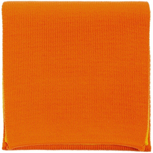 Шарф Real Talk Duo, желтый с апельсиновым фото 3