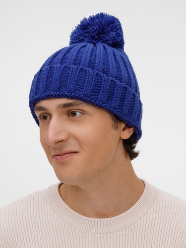 Шапка HappyGo, синяя фото 3 Шапка HappyGo, синяя фото 3