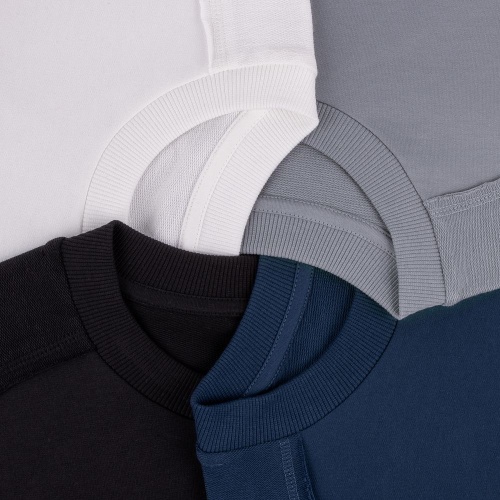 Свитшот унисекс Vozduh, темно-синий фото 4