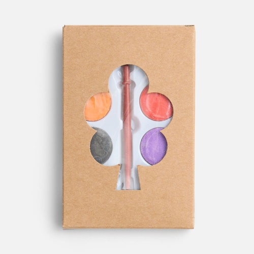 Краски Artmony, 8 цветов с кисточкой фото 3