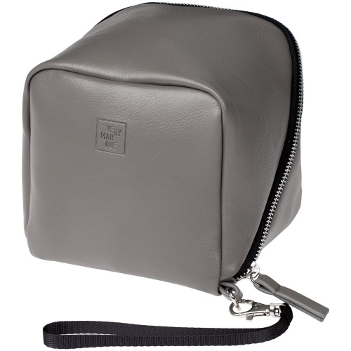 Дорожная косметичка Cubo, серая Дорожная косметичка Cubo, серая
