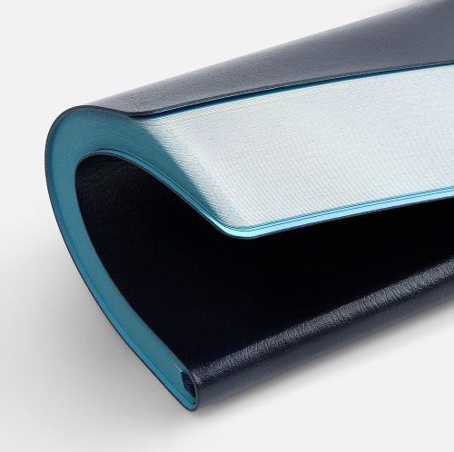 Ежедневник Doppio, недатированный, синий с голубым фото 3