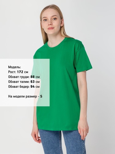 Футболка унисекс Regent 150, ярко-зеленая фото 5