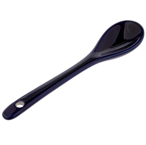 Кружка-хамелеон Melty с ложкой, черная с синим фото 5 Кружка-хамелеон Melty с ложкой, черная с синим фото 5