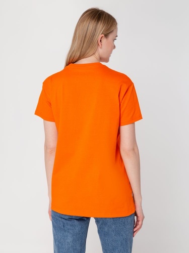 Футболка унисекс T-Bolka 160, оранжевая фото 10