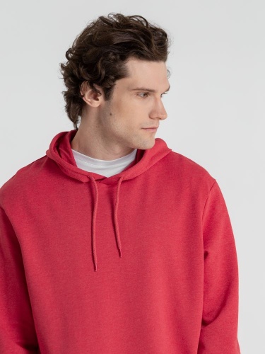 Толстовка с капюшоном унисекс Hoodie, красный меланж фото 9 Толстовка с капюшоном унисекс Hoodie, красный меланж фото 9