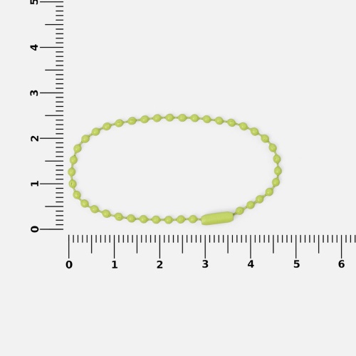 Цепочка для крепления Sharic, желтый неон фото 2 Цепочка для крепления Sharic, желтый неон фото 2