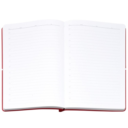 Ежедневник Flexpen Bright, недатированный, красный фото 4