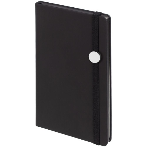 Блокнот Shall Round, черный Блокнот Shall Round, черный