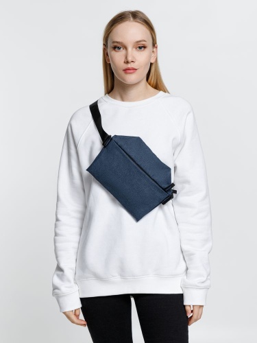 Поясная сумка Remark S, синяя фото 5 Поясная сумка Remark S, синяя фото 5