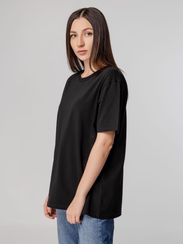 Футболка унисекс Tervu, черная фото 7