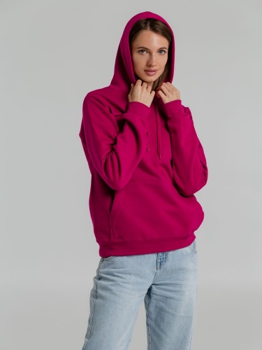 Толстовка с капюшоном Snake II ярко-розовая (фуксия) фото 6 Толстовка с капюшоном Snake II ярко-розовая (фуксия) фото 6