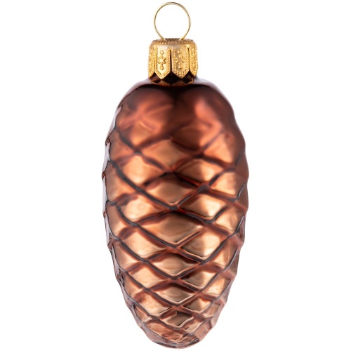 Елочная игрушка «Шишка», коричневая Елочная игрушка «Шишка», коричневая