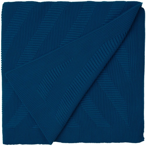 Плед Locus Solus, темно-синий (лазурный) фото 3