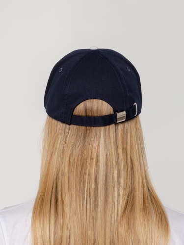 Бейсболка Honor, темно-синяя с белым кантом фото 7 Бейсболка Honor, темно-синяя с белым кантом фото 7