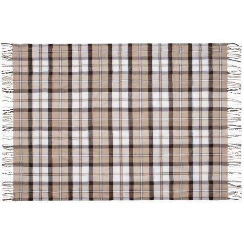 Плед Dublin, бежево-серый фото 5