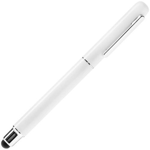 Роллер Scribo со стилусом, матовый белый фото 3 Роллер Scribo со стилусом, матовый белый фото 3