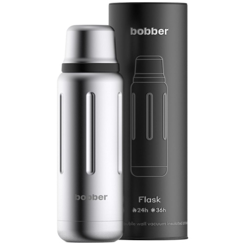 Термос Flask 470, вакуумный, стальной матовый фото 3 Термос Flask 470, вакуумный, стальной матовый фото 3
