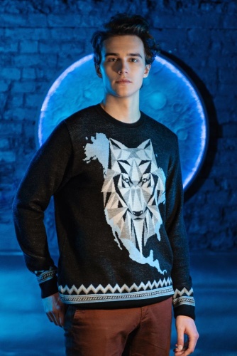 Джемпер Totem Wolf, черный фото 6