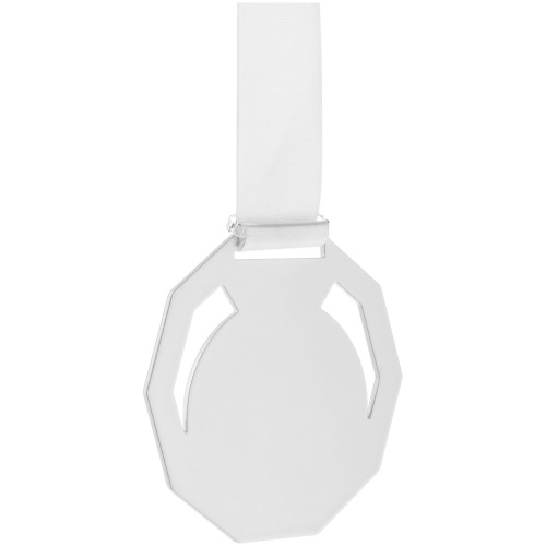 Медаль Steel Deca, белая фото 3