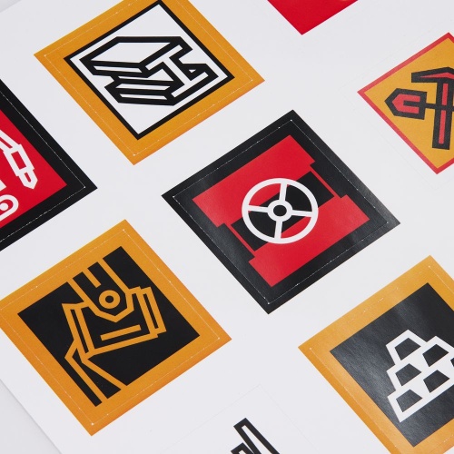 Стикерпак бумажный Industry, металлургия фото 2