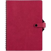 Ежедневник Strep Front на заказ, недатированный, малиновый