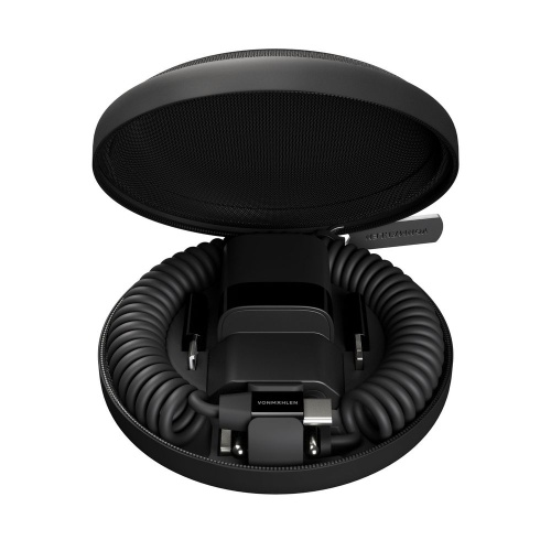 Зарядное устройство Vonmahlen Allroundo GaN, черное фото 3 Зарядное устройство Vonmahlen Allroundo GaN, черное фото 3