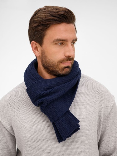 Шарф Catch Match, темно-синий фото 4 Шарф Catch Match, темно-синий фото 4