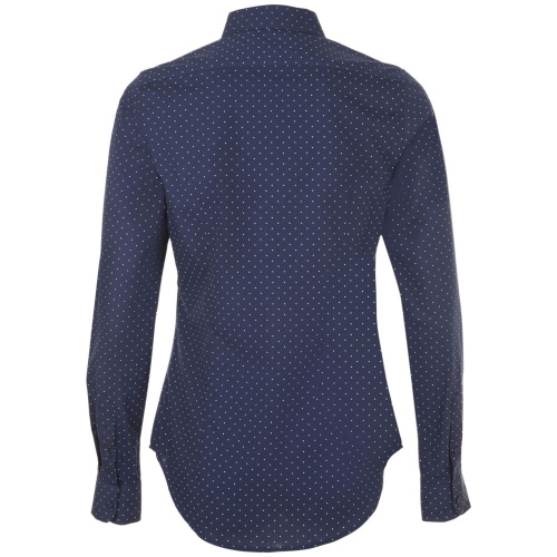 Рубашка женская Becker Women, темно-синяя с белым фото 3 Рубашка женская Becker Women, темно-синяя с белым фото 3