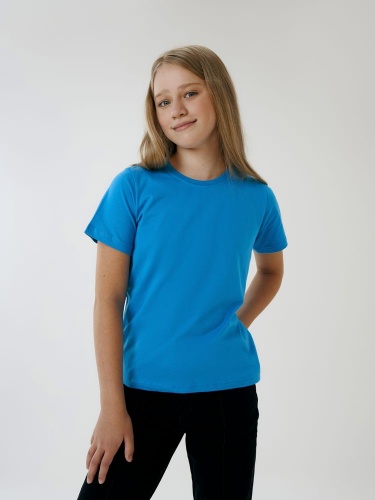Футболка детская T-Bolka Kids, бирюзовая фото 2 Футболка детская T-Bolka Kids, бирюзовая фото 2