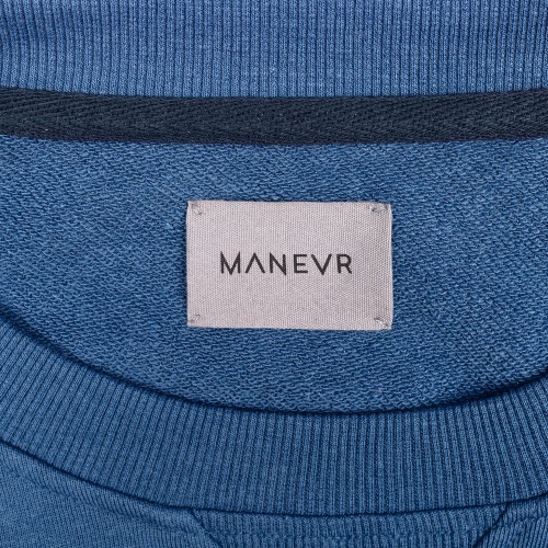 Свитшот унисекс Kosmos 1.0, синий фото 5