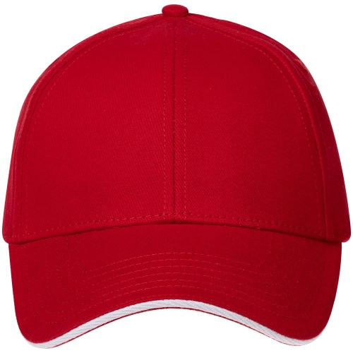 Бейсболка Spiker, красная с белым фото 2 Бейсболка Spiker, красная с белым фото 2