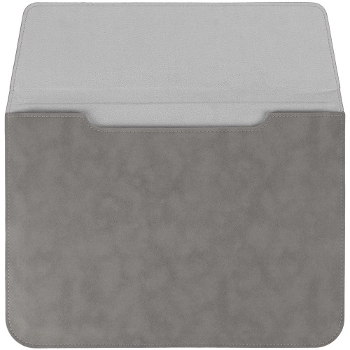 Чехол для ноутбука Nubuk, светло-серый фото 4 Чехол для ноутбука Nubuk, светло-серый фото 4