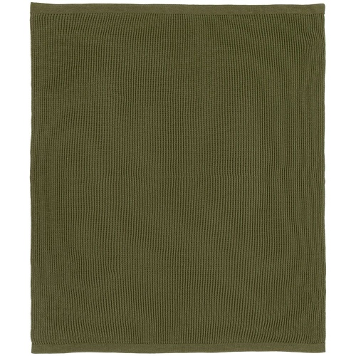 Плед Shirr, зеленый (оливковый) фото 5