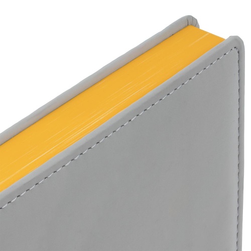 Ежедневник Spain Shall, недатированный, серый с желтым фото 6