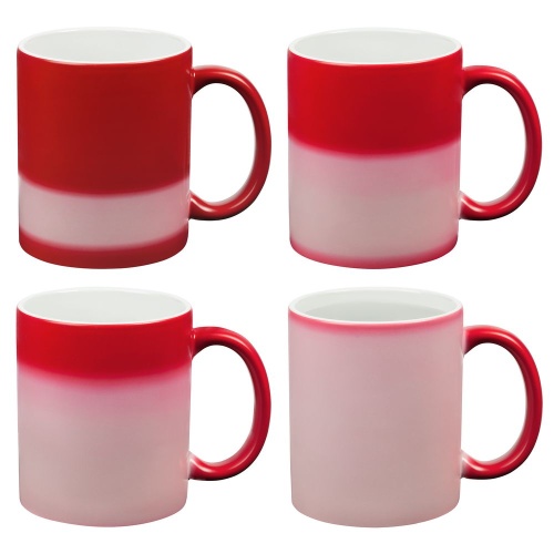 Кружка «Хамелеон» ver.2, матовая, красная фото 4 Кружка «Хамелеон» ver.2, матовая, красная фото 4