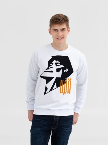 Свитшот «Меламед. Виктор Цой», белый Свитшот «Меламед. Виктор Цой», белый