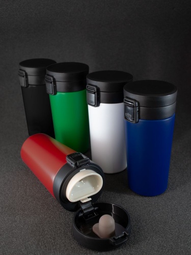 Термостакан с ситечком No Leak Infuser, зеленый фото 13