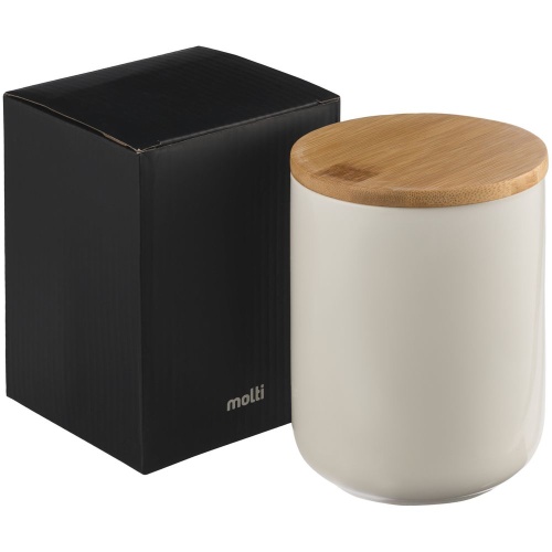 Банка для хранения Bambic с бамбуковой крышкой фото 6