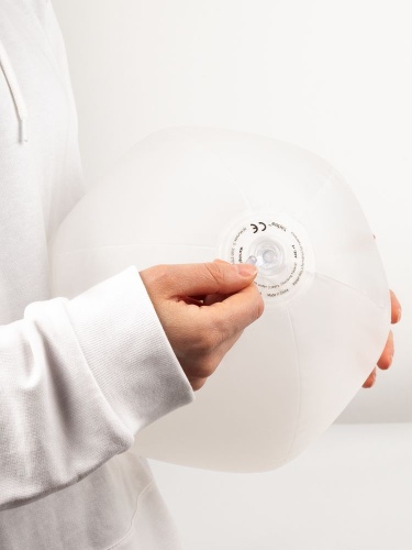 Надувной пляжный мяч Tenerife, белый фото 4