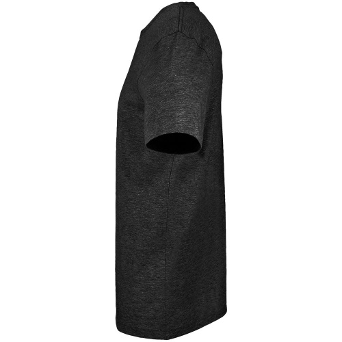 Футболка унисекс Tuner, черный меланж фото 2