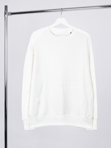 Свитшот оверсайз унисекс Vozduh, молочно-белый фото 2